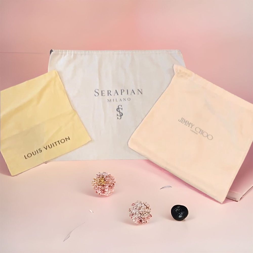 Jimmy choo Louis Vuitton Serapian DUST BAGS
